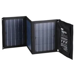 2E პორტატული მზის პანელი portable solar panel, 22 W, 2*USB-A 5V/2.4A