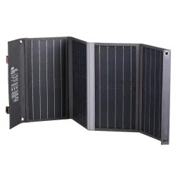 2E პორტატული მზის პანელი portable solar panel, 36 W, USB-С 20W, USB-A 18W