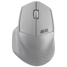 2E მაუსი Mouse MF280 Silent, უსადენო WL/BT, grey