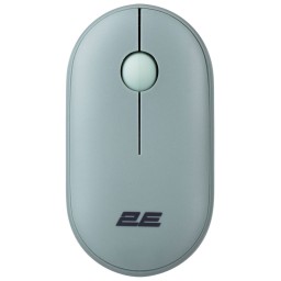 2E მაუსი Mouse MF300 Silent, უსადენო WL/BT, ashen-green