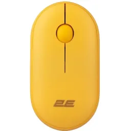 2E მაუსი Mouse MF300 Silent, უსადენო WL/BT, sunny-yellow