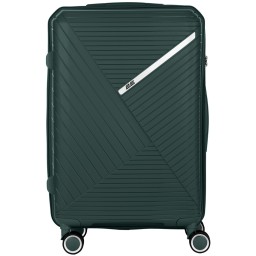 2E სამოგზაურო ჩანთა TROLLEY LUGGAGE MEDIUM, EMERALD GREEN 43 x 66 x 27 CM, 61LITER-JUSTSHOP.GE-ზე
