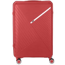 2E სამოგზაურო ჩანთა TROLLEY LUGGAGE LARGE, RED 49 x 76 x 31CM, 98LITER-JUSTSHOP.GE-ზე