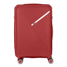 2E სამოგზაურო ჩანთა TROLLEY LUGGAGE MEDIUM, RED 43 x 66 x 27 CM, 61LITER-JUSTSHOP.GE-ზე