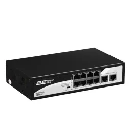 2E სვიჩი PowerLink Switch SP802F 10xFE (8xPoE, 2xUplink), 96W, Unmanaged-JUSTSHOP.GE-ზე