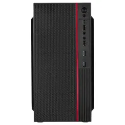 2E PC ქეისი case TeamX TMX03 with 2E ATX400W, 2xUSB2.0, 1x80mm, VGA 220mm, mATX, black-JUSTSHOP.GE-ზე