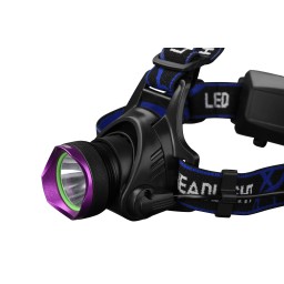2E თავზე დასამაგრებელი ფარანი Headlight rechargeable, Micro-USB, 1800mAh, 230lm, 5W, 3 lighting functions-JUSTSHOP.GE-ზე