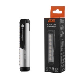 2E ხელის ფანარი Hand flashlight rechargeable PYB145BI, USB-C, 500mAh, 300lm, 3W, 4 lighting functions-JUSTSHOP.GE-ზე