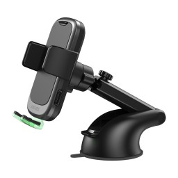 2E ტელეფონის სამაგრი ავტომობილისთვის Car Holder window wireless with 2USB 60W car charger-JUSTSHOP.GE-ზე