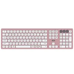 2E კლავიატურა membrane KS270 109key, WL/BT, EN/UK, pink-white