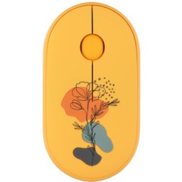 2E მაუსი MF300 FLORA:POPPY Silent WL BT, ყვითელი