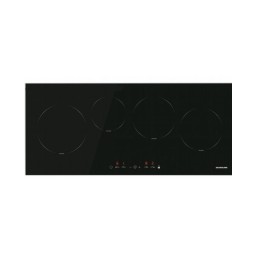 Silverline ჩასაშენებელი გაზქურის ზედაპირი İH 5367B01 (04367)/90*40/მინა/შავი/ინდუქციური/