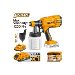 Ingco პულივიზატორი Li-Ion 20V 0.8L (CSGLI20406) -JUSTSHOP.GE-ზე