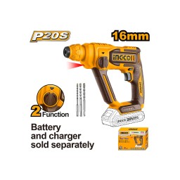 Ingco ელ. პნევმატური დრელი (პერფორატორი) Li-Ion Proline 20V-1.5J (CRHLI20168) -JUSTSHOP.GE-ზე