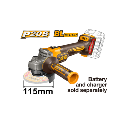 Ingco ელ. კუთხსახეხი Li-Ion Proline 20V-115MM (CAGLI21154)-JUSTSHOP.GE-ზე