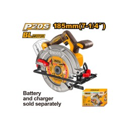 Ingco უსადენო ცირკული ხერხი 20V-185mm (CSLI1851) -JUSTSHOP.GE-ზე