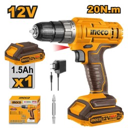 Ingco ელ. ხრახნდამჭერი Li-Ion Proline 12V (CDLI1218) 