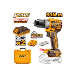 Ingco ელ. ხრახნდამჭერი Li-Ion Proline 20V (CDLI20602) 