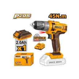 Ingco ელ. ხრახნდამჭერი Li-Ion Proline 20V (CDLI200518) 