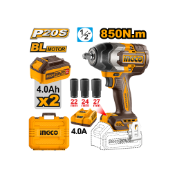 Ingco ელ. ქანჩის მოსახსნელი 20V (CIWLI2085) -JUSTSHOP.GE-ზე