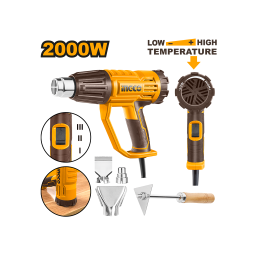 Ingco ტექნიკური ფენი Li-Ion Proline 2000W (HG200047)-JUSTSHOP.GE-ზე