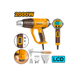 Ingco ელ. ტექნიკური ფენი LCD 2000W (HG200058) -JUSTSHOP.GE-ზე