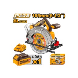 Ingco უსადენო ცირკული ხერხი 20V-165MM (CSLI16521) -JUSTSHOP.GE-ზე