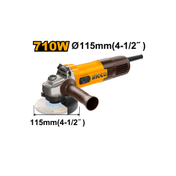 Ingco ელ. კუთხსახეხი 710W-115MM (AG7118)-JUSTSHOP.GE-ზე