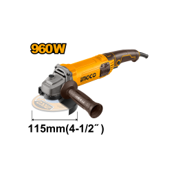 Ingco ელ. კუთხსახეხი 960W-115MM (AG9608)-JUSTSHOP.GE-ზე