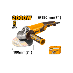 Ingco ელ.კუთხსახეხი (ბარგალკა) 2000W (AG200018) 