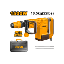 Ingco ელ.პნევმატური პერფერატორი SDS-MAX 1500W (PDB15006)-JUSTSHOP.GE-ზე