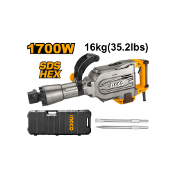 Ingco ელ.პნევმატური პერფერატორი 1700W (PDB17008)