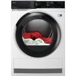 AEG სარეცხი მანქანა TR838P4R - 8 KG, 60X60X85, HEAT PUMP, White , Black Panel-JUSTSHOP.GE-ზე