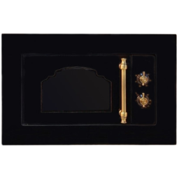 ALNEO ჩასაშენებელი მიკროტალღური 9025 black (05906) 595*328*390/20ლ. შავი ფერი