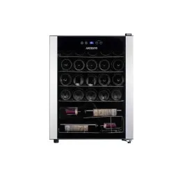 Ardesto ღვინის მაცივარი Wine cooler, 64.2x48x44, freez.-66L, 1 zone, bottles -24, ST, display int, black-JUSTSHOP.GE-ზე