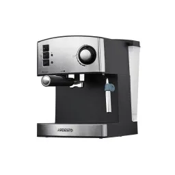 Ardesto ყავის აპარატი coffee maker carob Steel Collection 1.6l, ground, hand capuchino maker, silver-black-JUSTSHOP.GE-ზე