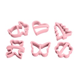 ARDESTO საცხობი ფორმა Elegance Biscuit Moulds 6 pcs, pink-JUSTSHOP.GE-ზე