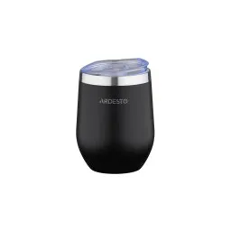 Ardesto თერმო ჭიქა Travel mug Compact mug, 350ml, stainless steel, black