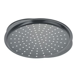 Ardesto საცხობის ფორმა Pizza pan Tasty baking, 37x33x1.8cm, carbon steel, gray-blue-JUSTSHOP.GE-ზე