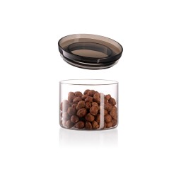 Ardesto ქილა Jar Fresh, 380ml, glass, plastic, transparent-JUSTSHOP.GE-ზე