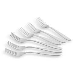 Ardesto ჩანგლების ნაკრები Table forks set Black Mars Ether 6pcs., stainless steel