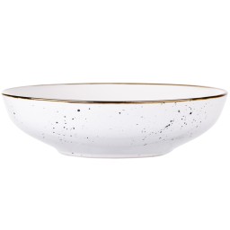 Ardesto წვნიანის თასი Soup bowl Bagheria, 20cm, ceramics, white-JUSTSHOP.GE-ზე