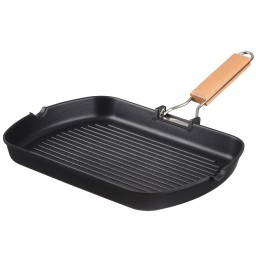 Ardesto ტაფა Grill fry pan Gemini 34*24 cm, black, aluminium
