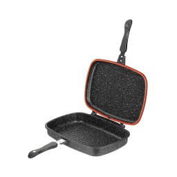 Ardesto ელექტრო ტაფა Double-sided grill pan Gemini Grill 36 cm, black, aluminum