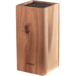 Ardesto დანების ჩასაწყობი Knife Block Black Mars, 23cm, wood-JUSTSHOP.GE-ზე