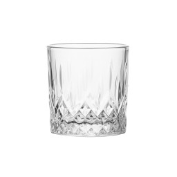 Ardesto ვისკის ჭიქების ნაკრები Whiskey glasses set Alba, 330ml, 6pcs, glass, transparent