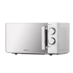 ARDESTO მიკროტალღური ღუმელი Microwave oven, 20L, mechanical control, 800W, handle opening, silver