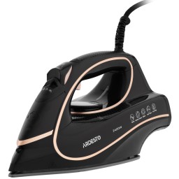 Ardesto ორთქლის უთო Iron Ardesto IR-B2235, 2400W, 450ml, steam boost, ceramic soleplate, black-gold-JUSTSHOP.GE-ზე