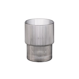 Ardesto ჭიქების ნაკრები Low glasses set Graphite, 200ml, 2pcs, glass, grey