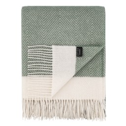 Ardesto პლედი Blanket Leonardo Bianco, 140x200cm, 100% wool, green-JUSTSHOP.GE-ზე
